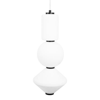MAXLIGHT P0468 - Candeeiro suspenso LED AKIKO LED/23W/230V diâmetro 20 cm branco