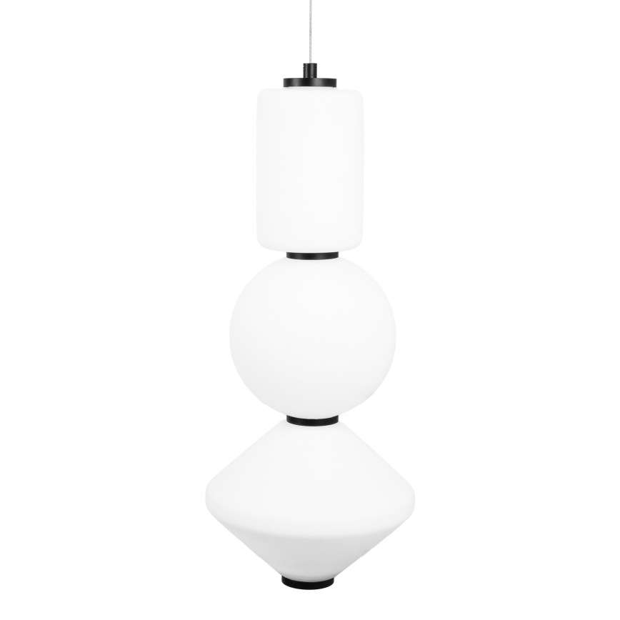 MAXLIGHT P0468 - Candeeiro suspenso LED AKIKO LED/23W/230V diâmetro 20 cm branco