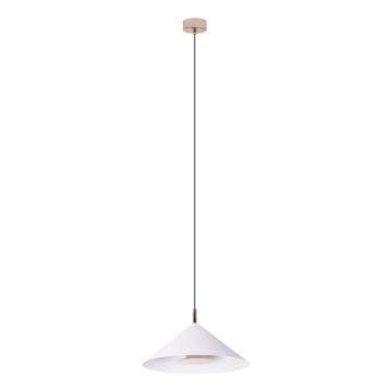 MAXLIGHT P0505 - Candeeiro suspenso LED VULCANO LED/5W/230V diâmetro 30,5 cm branco