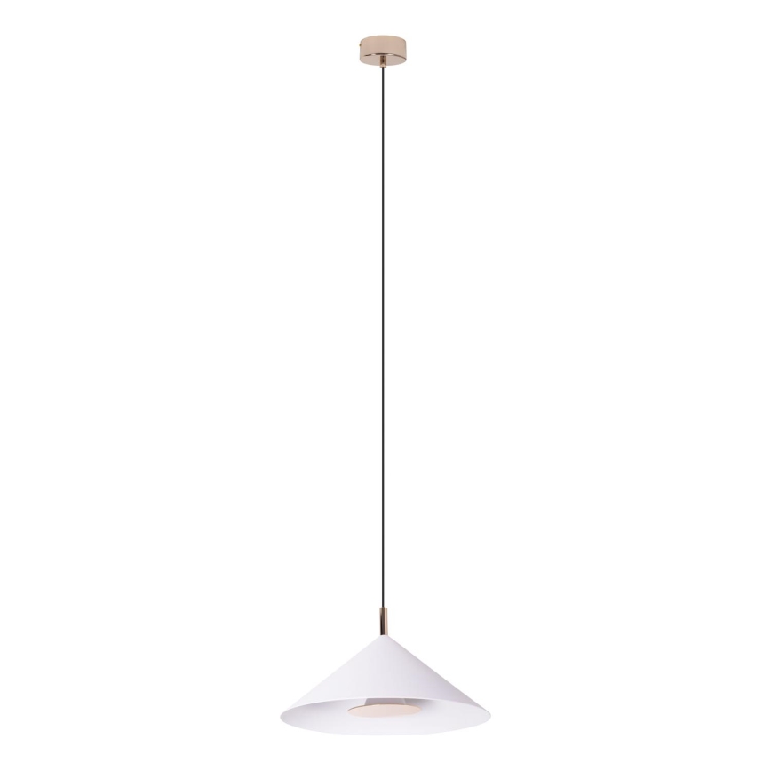 MAXLIGHT P0505 - Candeeiro suspenso LED VULCANO LED/5W/230V diâmetro 30,5 cm branco
