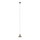MAXLIGHT P0530 - Candeeiro suspenso LED SIGNATURE LED/8W/230V diâmetro 15 cm latão/transparente
