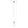 MAXLIGHT P0531 - Candeeiro suspenso LED SIGNATURE LED/8W/230V diâmetro 15 cm latão/transparente