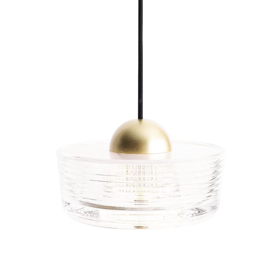 MAXLIGHT P0542 - Candeeiro suspenso LED LIPARI LED/6W/230V diâmetro 16 cm transparente