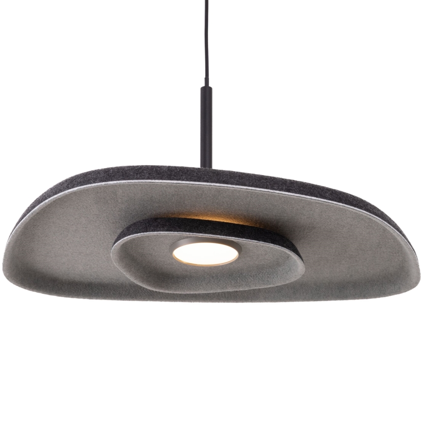 MAXLIGHT P0560 - Candeeiro suspenso LED DEUX LED/5W/230V preto
