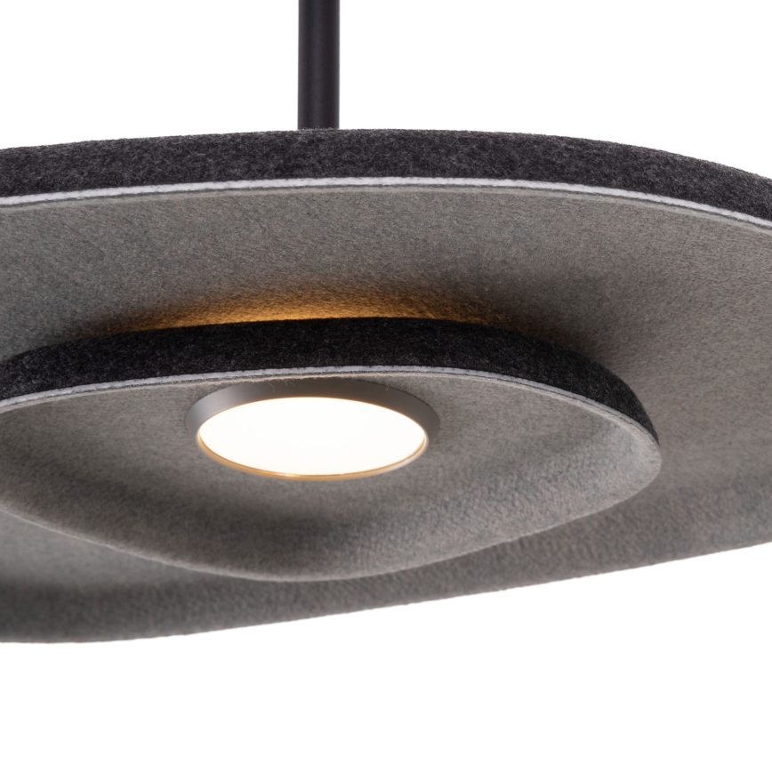 MAXLIGHT P0560 - Candeeiro suspenso LED DEUX LED/5W/230V preto