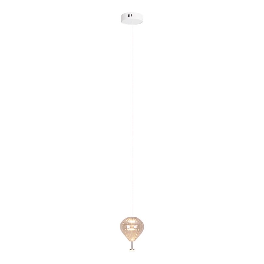 MAXLIGHT P0575 - Candeeiro suspenso LED PALLONCINI 2xLED/3W/230V diâmetro 12 cm bege
