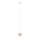MAXLIGHT P0575 - Candeeiro suspenso LED PALLONCINI 2xLED/3W/230V diâmetro 12 cm bege