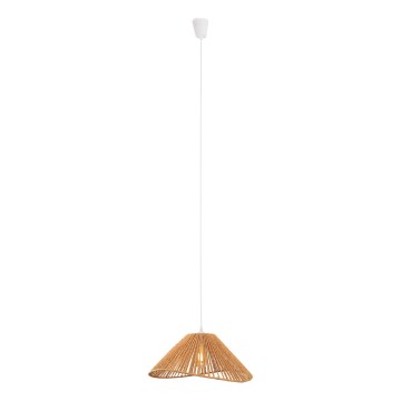 MAXLIGHT P0577 - Candeeiro suspenso AMALFI 1xE27/15W/230V diâmetro 45 cm bege