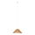 MAXLIGHT P0577 - Candeeiro suspenso AMALFI 1xE27/15W/230V diâmetro 45 cm bege