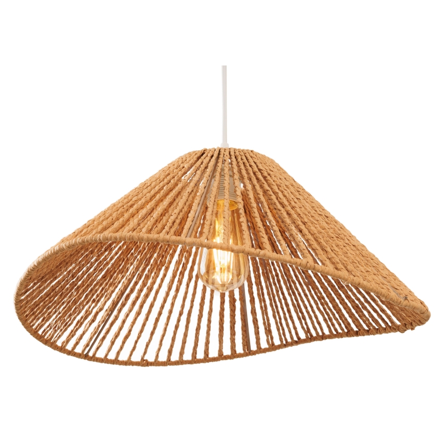 MAXLIGHT P0577 - Candeeiro suspenso AMALFI 1xE27/15W/230V diâmetro 45 cm bege