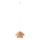 MAXLIGHT P0578 - Candeeiro suspenso AMALFI 1xE27/15W/230V diâmetro 45 cm bege