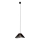 MAXLIGHT P0579 - Candeeiro suspenso AMALFI 1xE27/15W/230V diâmetro 45 cm preto