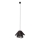 MAXLIGHT P0580 - Candeeiro suspenso AMALFI 1xE27/15W/230V diâmetro 45 cm preto