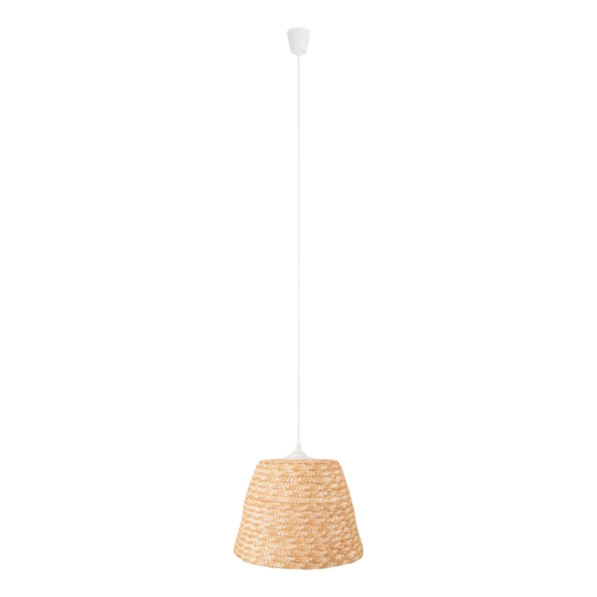 MAXLIGHT P0582 - Candeeiro suspenso POT 1xE27/15W/230V diâmetro 30 cm bege