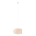 MAXLIGHT P0583 - Candeeiro suspenso PRASLIN 1xE27/15W/230V diâmetro 39 cm bege