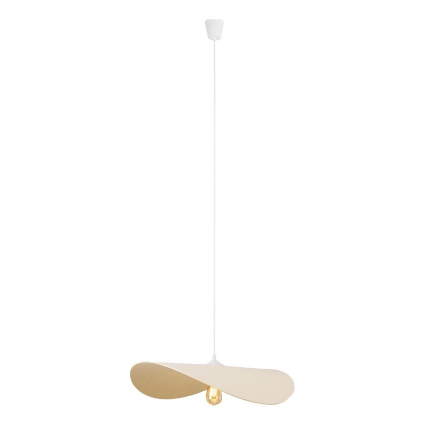 MAXLIGHT P0585 - Candeeiro suspenso PAN 1xE27/15W/230V diâmetro 60 cm creme