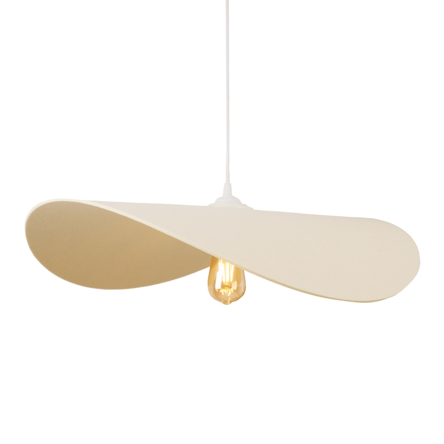 MAXLIGHT P0585 - Candeeiro suspenso PAN 1xE27/15W/230V diâmetro 60 cm creme