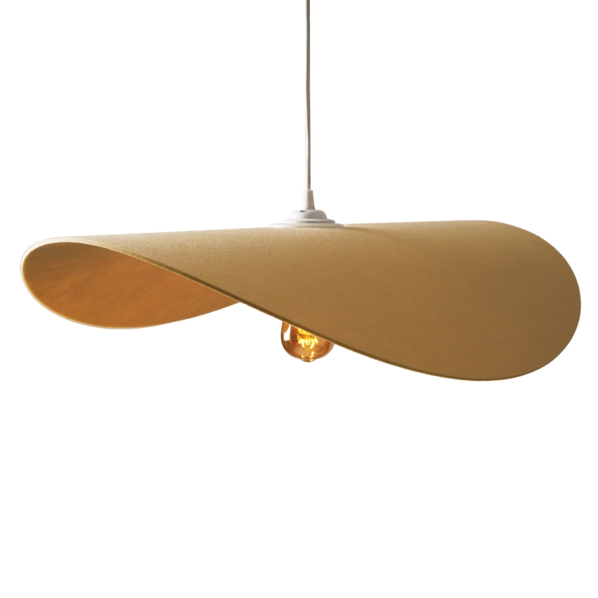 MAXLIGHT P0585 - Candeeiro suspenso PAN 1xE27/15W/230V diâmetro 60 cm creme