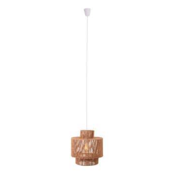 MAXLIGHT P0586 - Candeeiro suspenso LABRIZ 1xE27/15W/230V diâmetro 35 cm bege