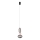 MAXLIGHT P0591 - Candeeiro suspenso LED BORA LED/10W/230V diâmetro 22 cm branco/preto