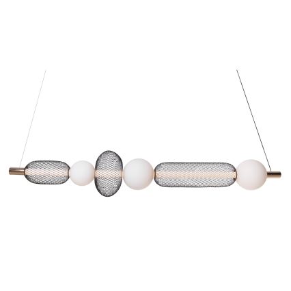 MAXLIGHT P0593 - Candeeiro suspenso LED BORA LED/29W/230V branco/preto