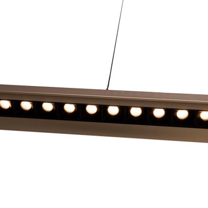 MAXLIGHT P0594 - Candeeiro suspenso LED com regulação JO-JO LED/38W/230V 2700/4500/5500K latão