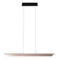 MAXLIGHT P0596 - Candeeiro suspenso LED com regulação JO-JO LED/40W/230V 2700/4500/5500K latão