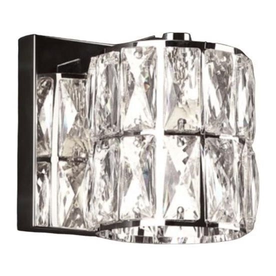 MAXLIGHT W0205 - Iluminação de parede DIAMANTE 1xG9/42W/230V cromado brilhante