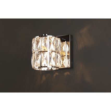 MAXLIGHT W0205 - Iluminação de parede DIAMANTE 1xG9/42W/230V cromado brilhante