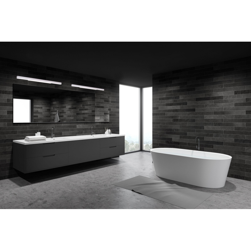 MAXLIGHT W0263 - Iluminação de espelho para  casa de banho LED com regulação LINEAR LED/18W/230V 57 cm IP44 branco