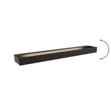 MAXLIGHT W0309 - Iluminação de parede para casa de banho LED FLINK LED/18W/230V 60 cm IP44 preto