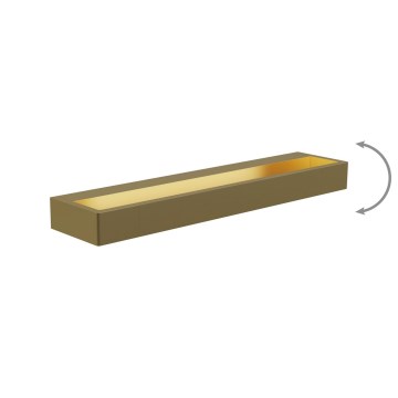 MAXLIGHT W0318 - Iluminação de parede para casa de banho LED FLINK LED/12W/230V 45 cm IP44 dourado