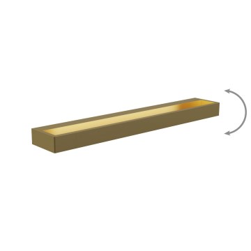 MAXLIGHT W0319 - Iluminação de parede para casa de banho LED FLINK LED/18W/230V 60 cm IP44 dourado