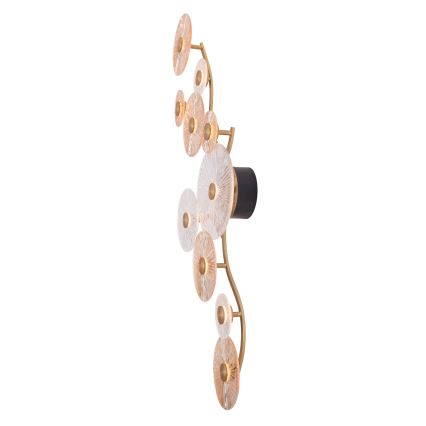MAXLIGHT W0354 - Iluminação de parede LED ALLURE 10xLED/4,3W/230V dourado