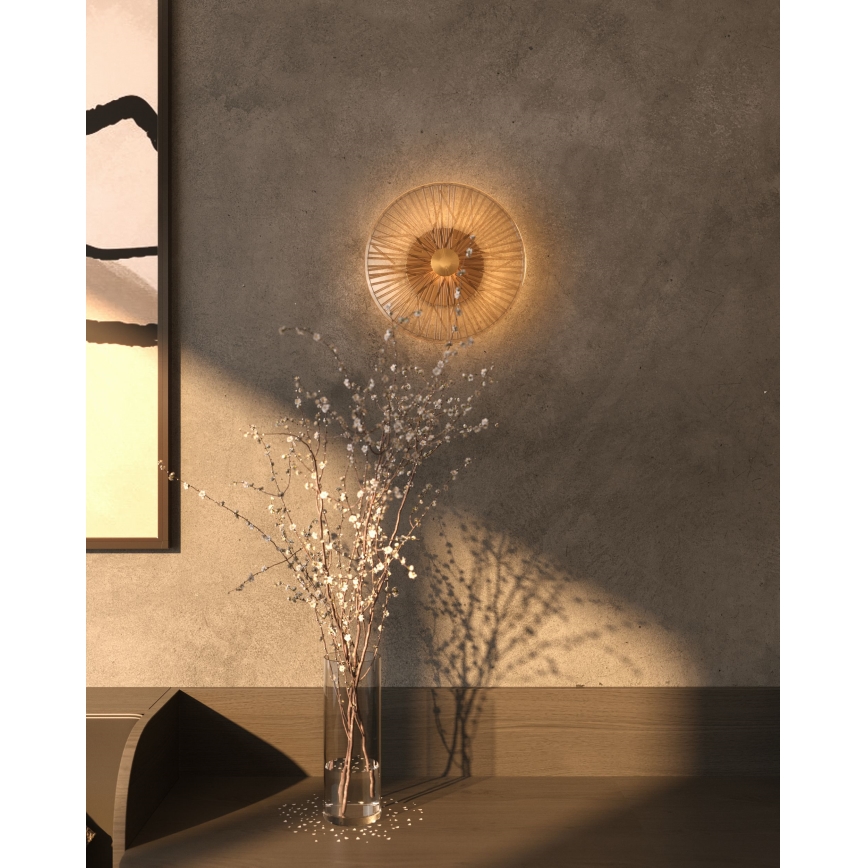 MAXLIGHT W0355 - Iluminação de parede LED ALLURE LED/5W/230V diâmetro 28 cm dourado