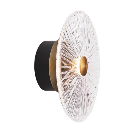 MAXLIGHT W0356 - Iluminação de parede LED ALLURE LED/5W/230V diâmetro 28 cm dourado/transparente