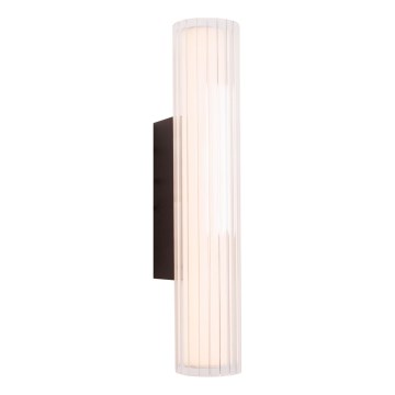 MAXLIGHT W0363 - Iluminação de parede para casa de banho LED FAYETTE LED/6W/230V 31 cm IP44 preto