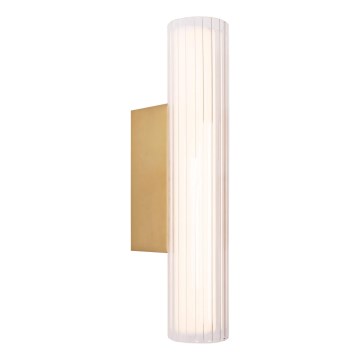 MAXLIGHT W0364 - Iluminação de parede para casa de banho LED FAYETTE LED/6W/230V 31 cm IP44 dourado