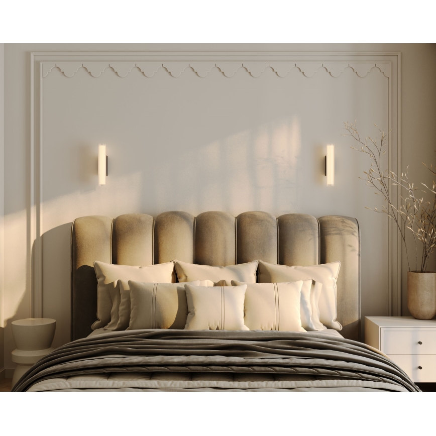 MAXLIGHT W0364 - Iluminação de parede para casa de banho LED FAYETTE LED/6W/230V 31 cm IP44 dourado