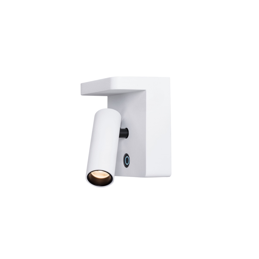 MAXLIGHT W0373 - Foco de parede LED com carregamento sem fios LOFER LED/7W/230V branco