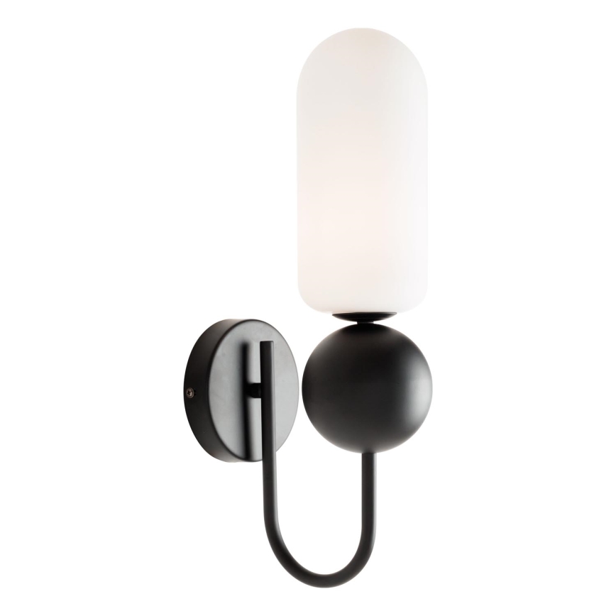 MAXLIGHT W0381 - Candeeiro de parede ROMA 1xG9/12W/230V preto