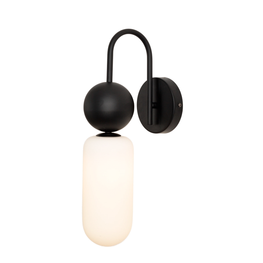 MAXLIGHT W0381 - Candeeiro de parede ROMA 1xG9/12W/230V preto