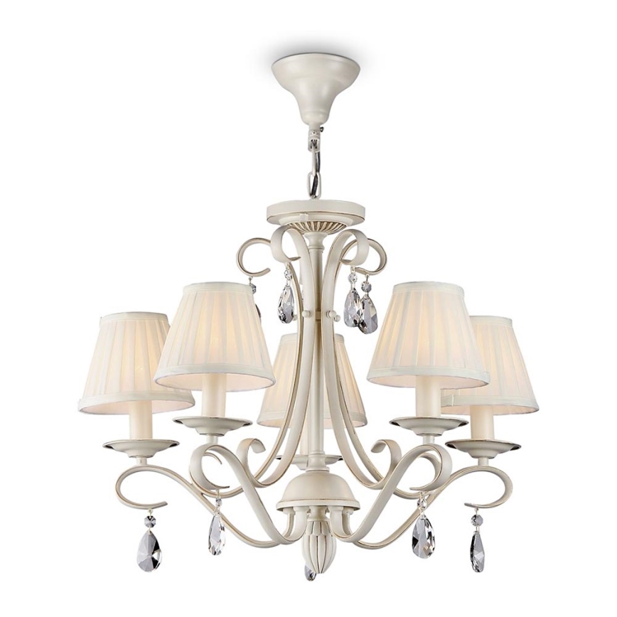Maytoni ARM172-05-G - Candelabro suspenso BRIONIA 5xE14/40W/230V