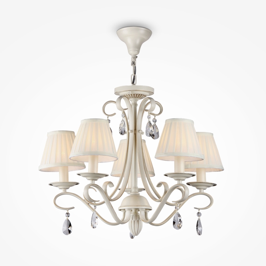 Maytoni ARM172-05-G - Candelabro suspenso BRIONIA 5xE14/40W/230V
