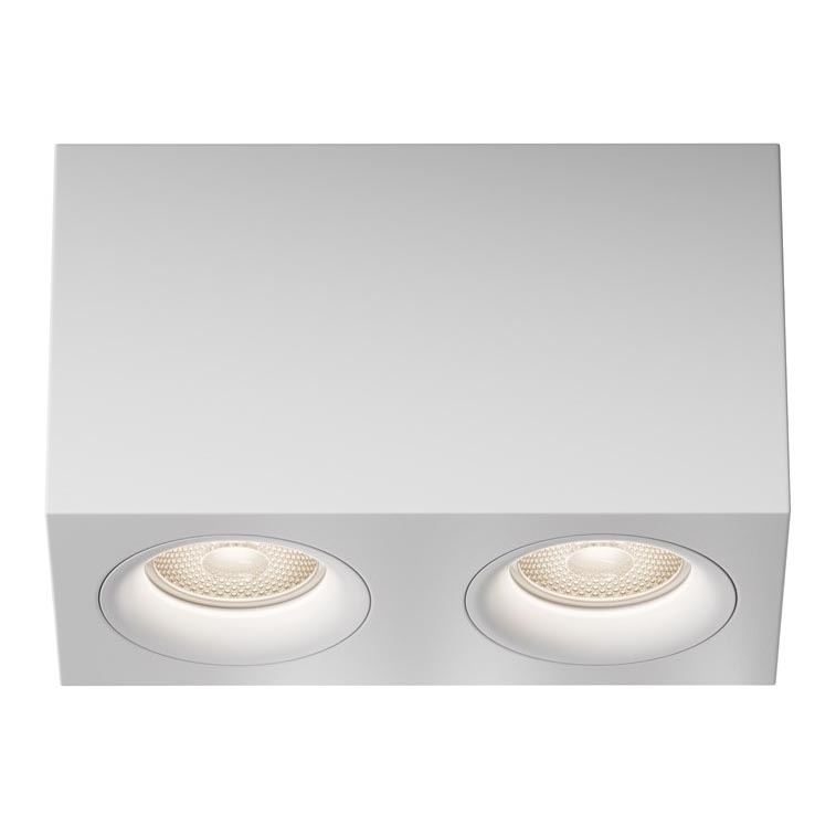 Maytoni C013CL-02W - Foco SLIM 2xGU10/50W/230V branco