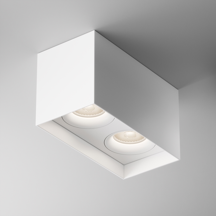 Maytoni C015CL-02W - Foco SLIM 2xGU10/50W/230V branco
