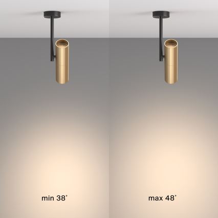 Maytoni C020CL-01GB - Foco ELTI 1xGU10/50W/230V dourada