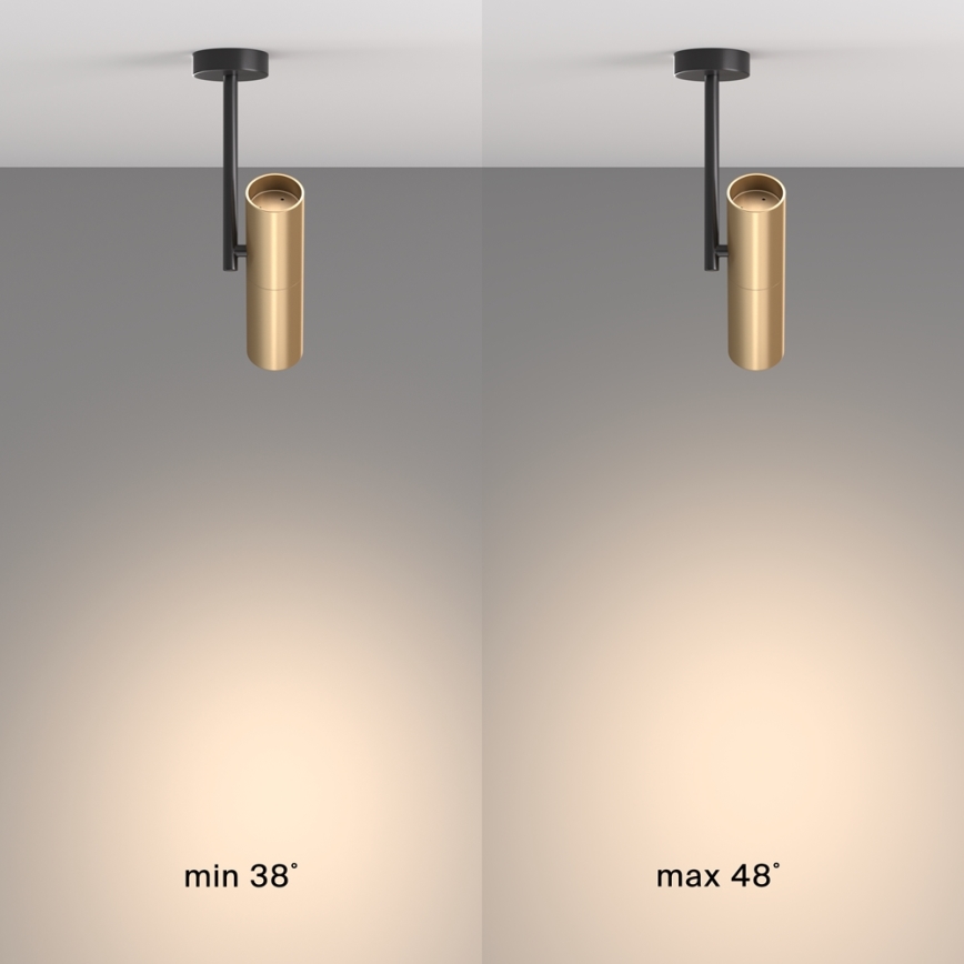 Maytoni C020CL-01GB - Foco ELTI 1xGU10/50W/230V dourada