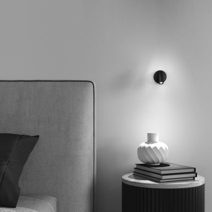Maytoni C038WL-L3B3K - Iluminação de parede LED MIRAX LED/3W/230V 3000K preto