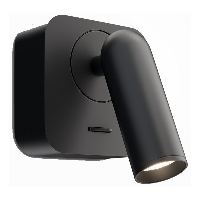 Maytoni C039WL-L3B3K - Foco de parede LED MIRAX LED/3W/230V preto